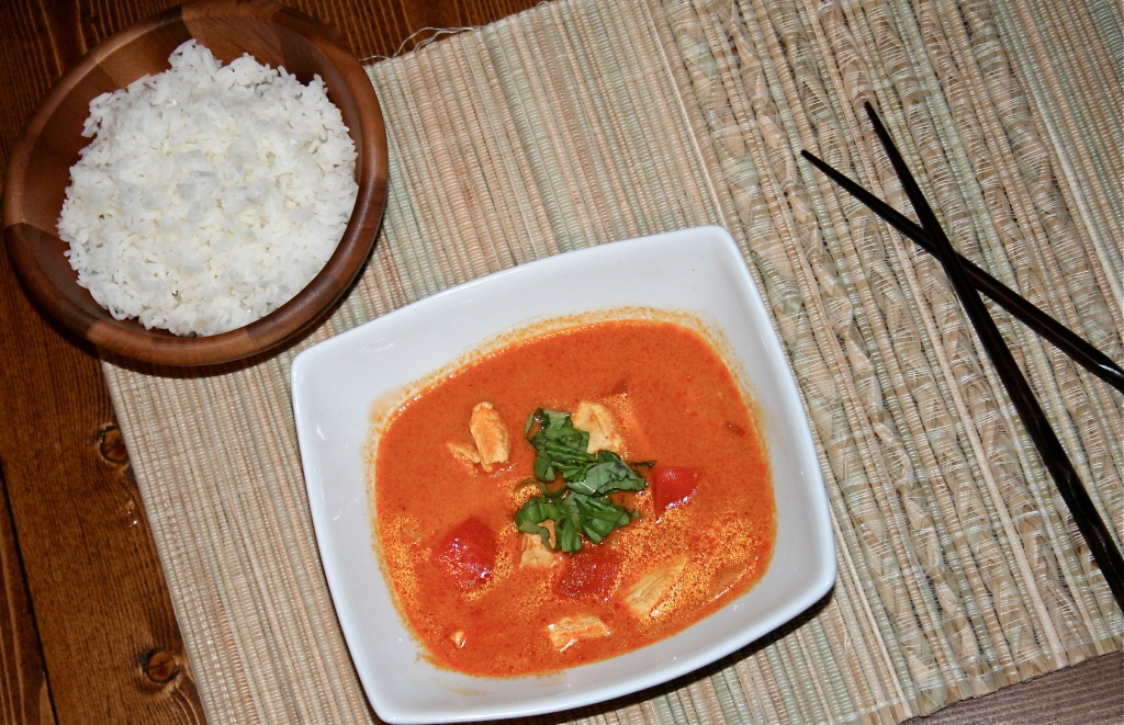 Red Curry with Bamboo Shoots and Peppers